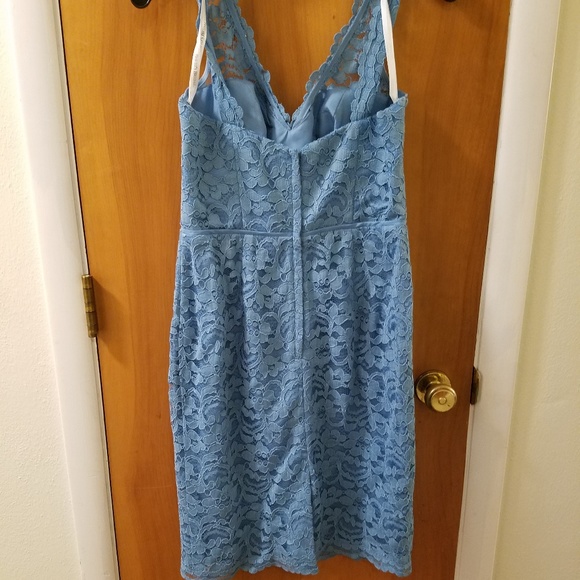 Blue lace dress - Picture 2 of 2